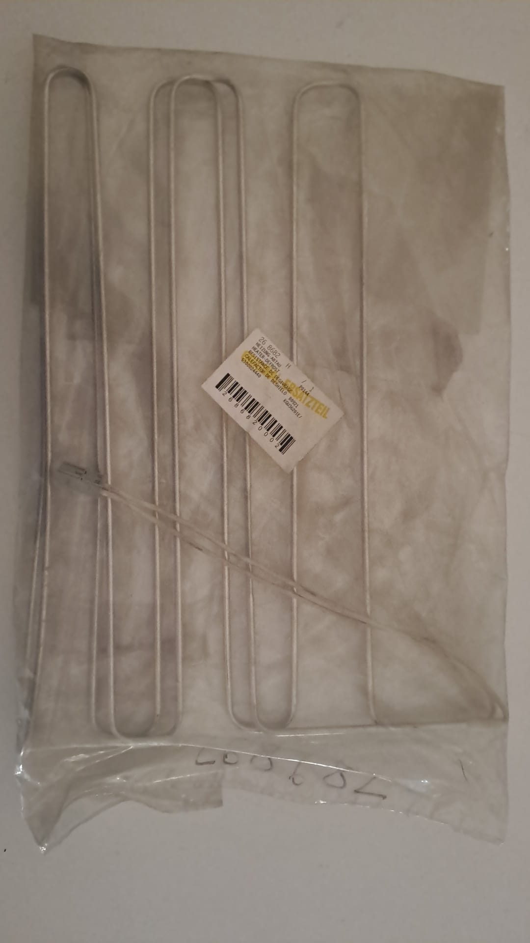 Resistenza sbrinamento evaporatore Bosch Siemens 00268682