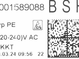 Scheda potenza lavastoviglie Bosch Siemens Gaggenau programmata 12044781